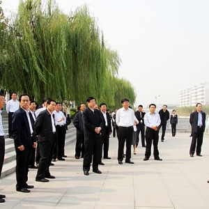山東省委書記姜異康以及濟寧聊城菏澤泰安省市領(lǐng)導來汶上視察工作