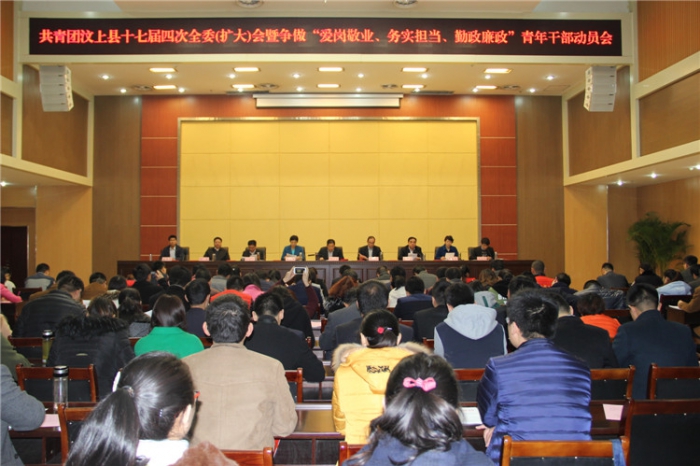 共青團(tuán)汶上縣十七屆四次全委（擴(kuò)大）會暨爭做“愛崗敬業(yè)、務(wù)實(shí)擔(dān)當(dāng)、勤政廉政”青年干 ...