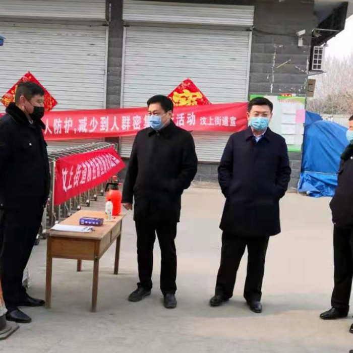 汶上縣人民政府 部門動態(tài) 縣政府領(lǐng)導(dǎo)林鴻督導(dǎo)檢查農(nóng)貿(mào)市場疫情防控工作